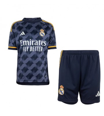 Real Madrid babykläder Bortatröja barn 2023-24 Korta ärmar (+ Korta byxor)